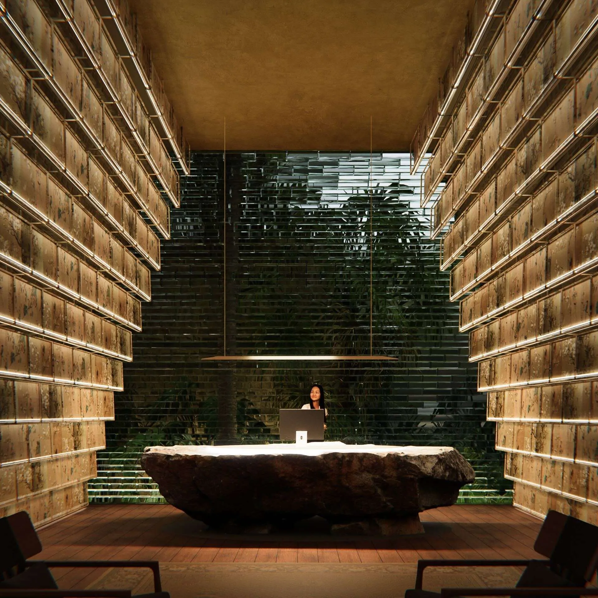 Reception desk